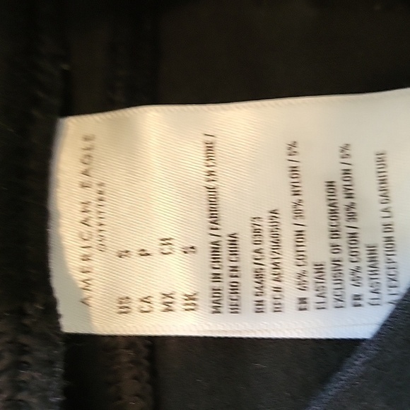 American Eagle Outfitters small super stretch black pants - Picture 7 of 7